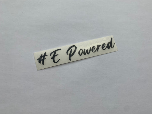 #E Powered - Sticker