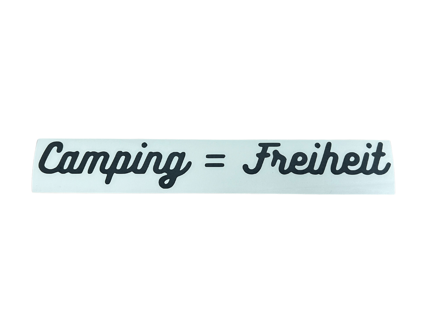 Camping = Freiheit - Sticker