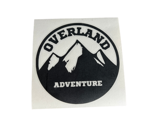 Overland Adventure Rund - Sticker