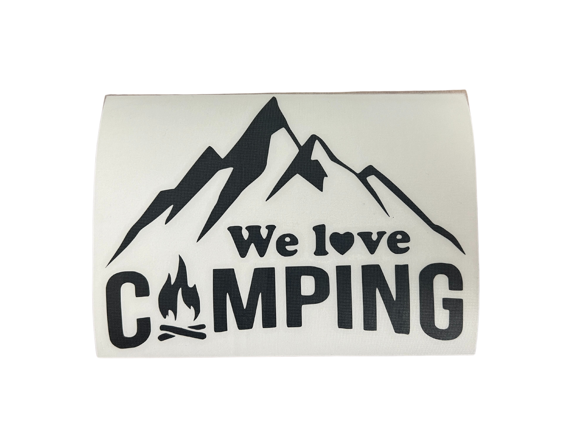 camping aufkleber We l♥ve Camping - Sticker