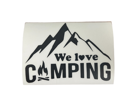 We l♥ve Camping - Sticker