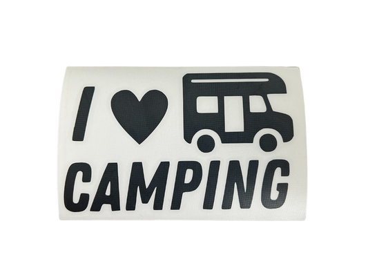 I ♥ Camping "Wohnmobil Edition" - Sticker