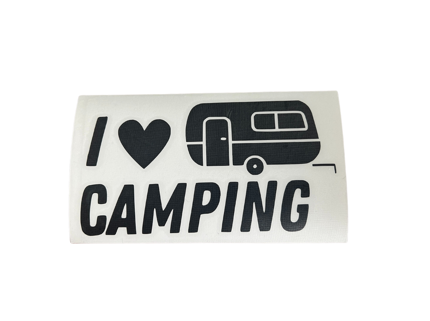 I ♥ Camping "Wohnwagen Edition" - Sticker