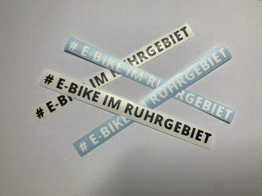 #E-Bike im Ruhrgebiet - Sticker