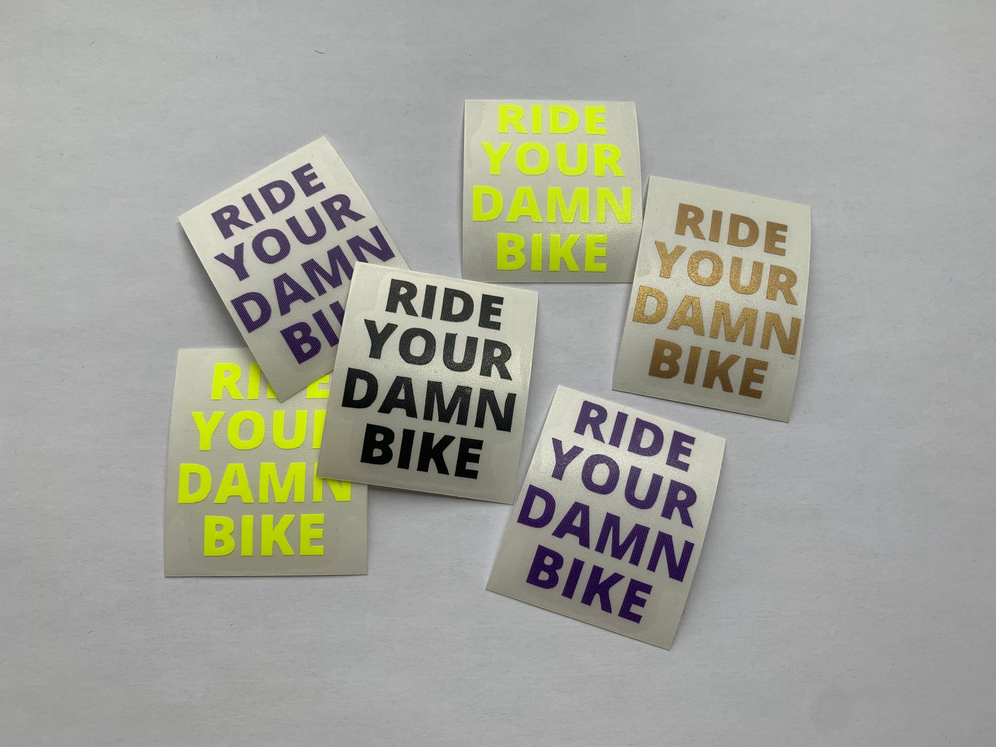 Ride Your Damn Bike Sticker Stickering