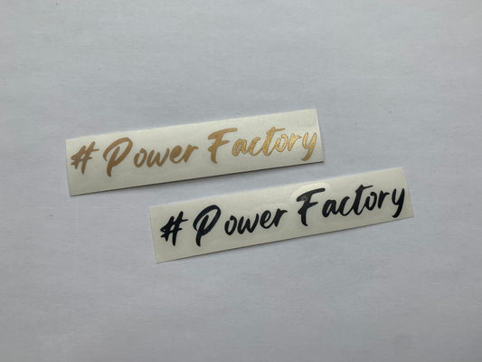 #Power Factory - Sticker