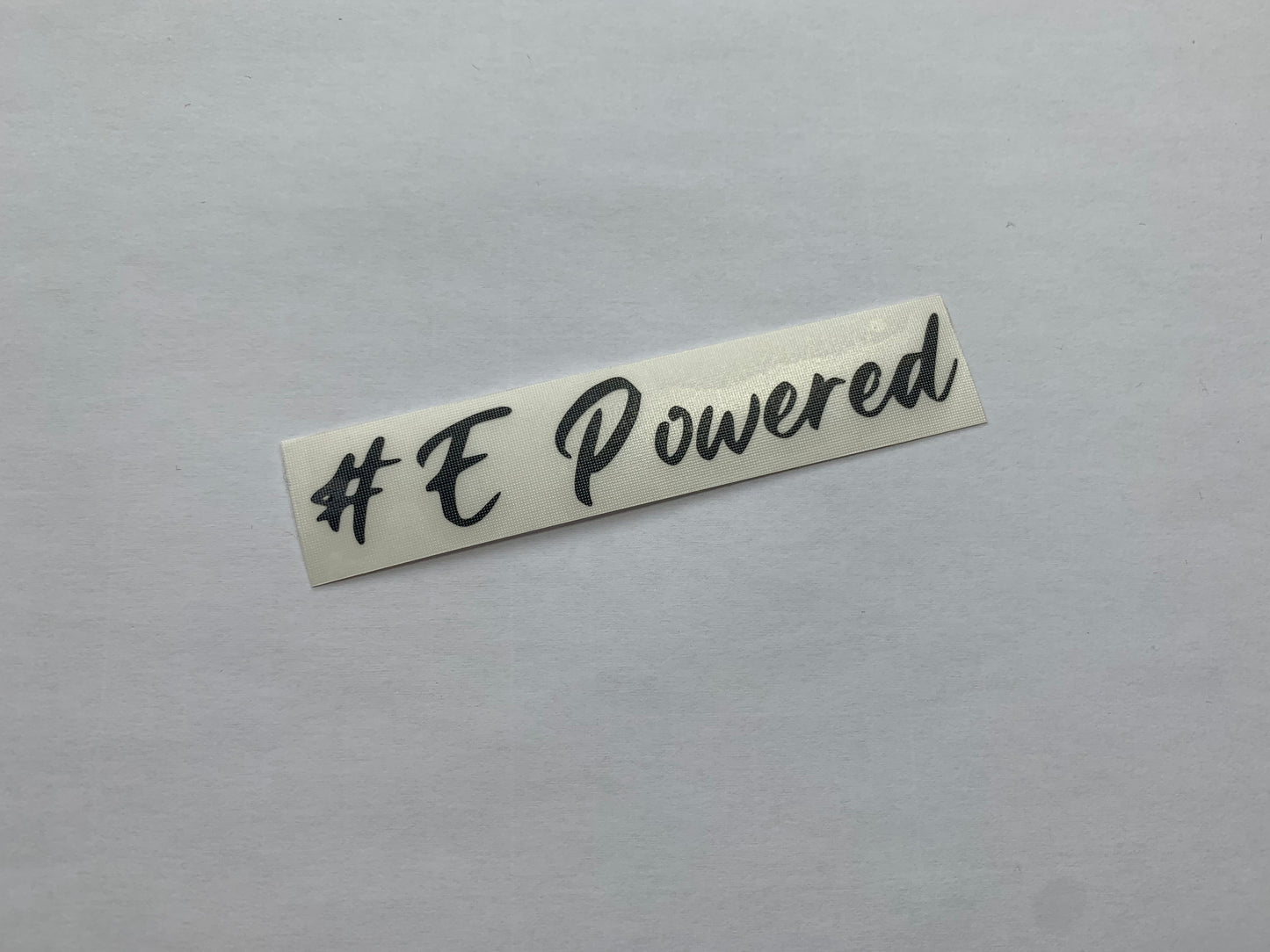 #E Powered - Sticker