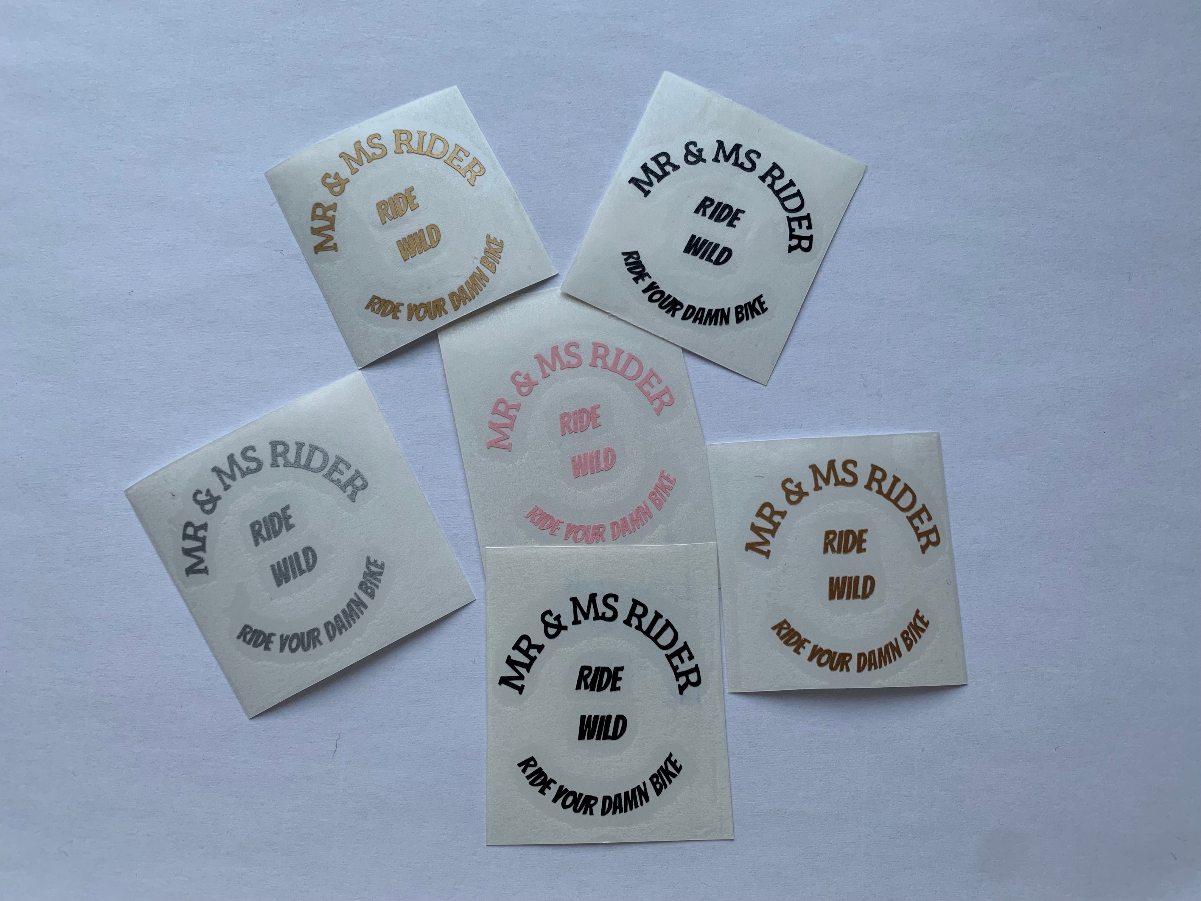 MR & MS RIDER - Sticker – Stickering